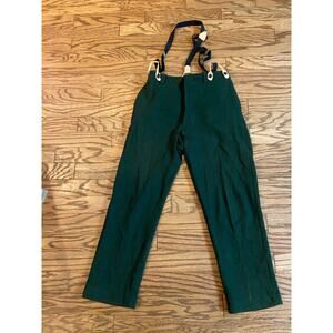 70s Vtg Rare Duxback Wool Hunting Pant Knickers w/ Suspenders Gray EUC Mens 32
